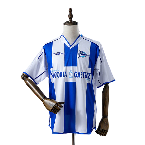 Alavés - Camisola Principal 03/04 Retro