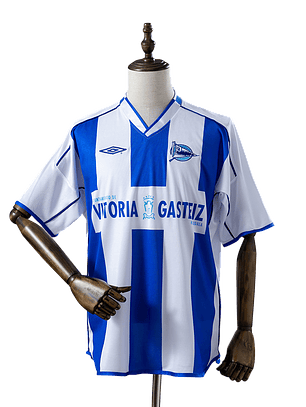 Alavés - Camisola Principal 03/04 Retro