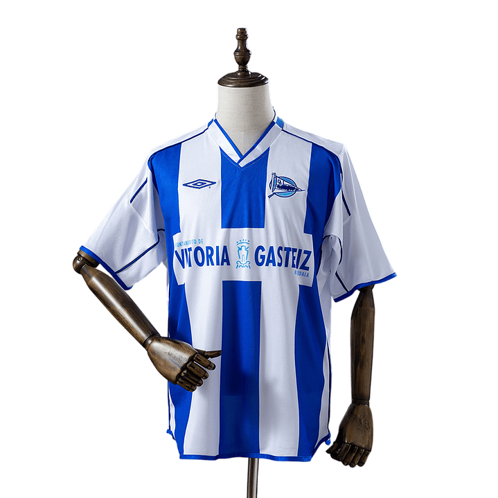 Alavés - Camisola Principal 03/04 Retro 1