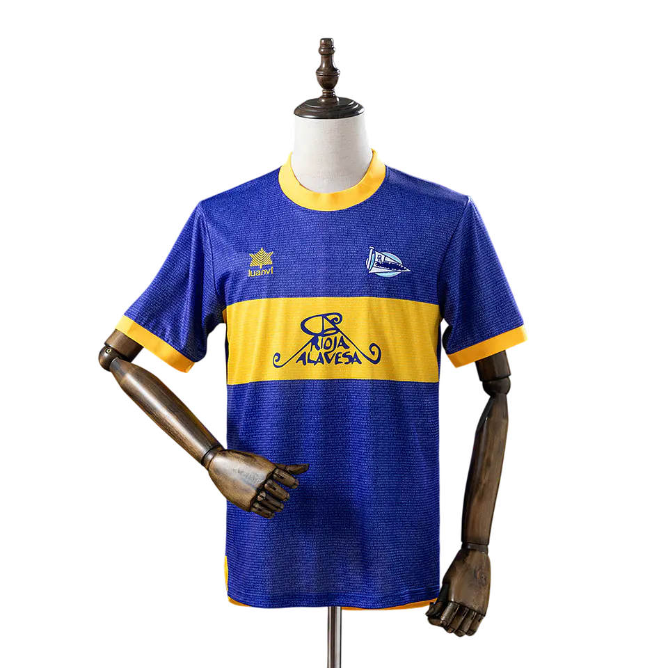 Alavés - Camisola Principal Liga Europa 00/01 Retro 1
