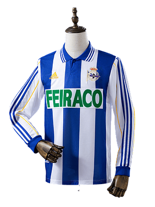 Deportivo La Coruña - Camisola Principal 99/00 Retro Manga Comprida