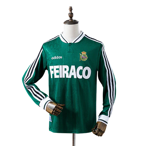 Deportivo La Coruña - Camisola Secundária 99/00 Retro Manga Comprida