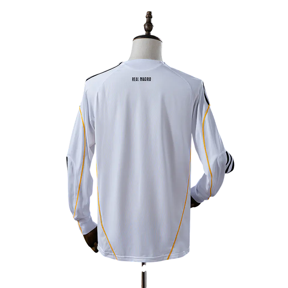 Real Madrid - Camisola Principal 09/10 Retro Manga Comprida 2