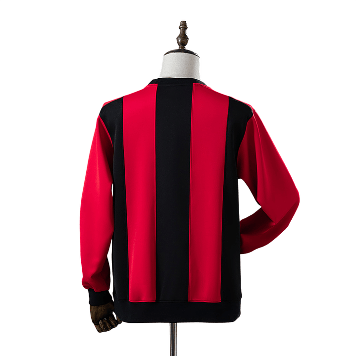 Ac Milan - Camisola Sweat Vermelha e Preta 25/26 2