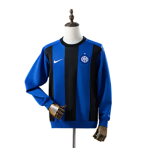 Inter de Milão - Camisola Sweat Azul e Preta 25/26 