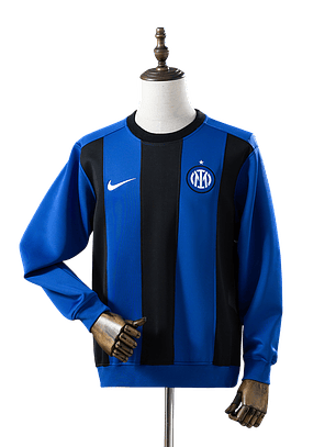 Inter de Milão - Camisola Sweat Azul e Preta 25/26 