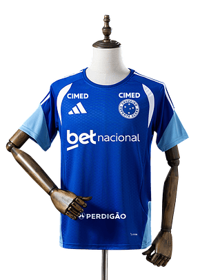 Cruzeiro - Camisola Azul de Treino 2026  - Com Patrocínios
