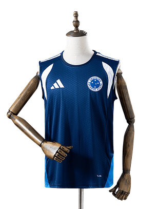 Cruzeiro - Manga Cava Azul Escuro de Treino 2026