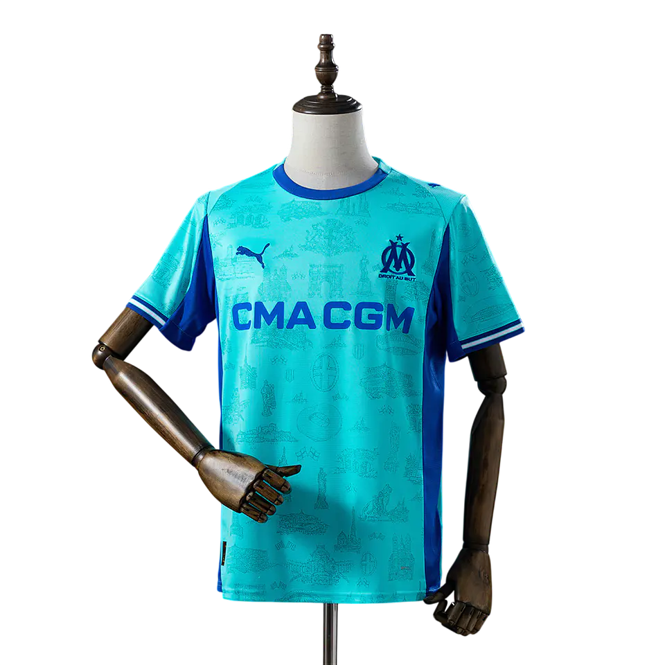 Olympique de Marseille - Camisola Edição Especial Azul 25/26 1
