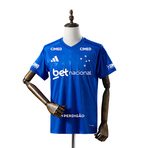Cruzeiro - Camisola Principal 2026 Com Patrocínios
