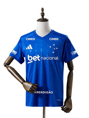 Cruzeiro - Camisola Principal 2026 Com Patrocínios