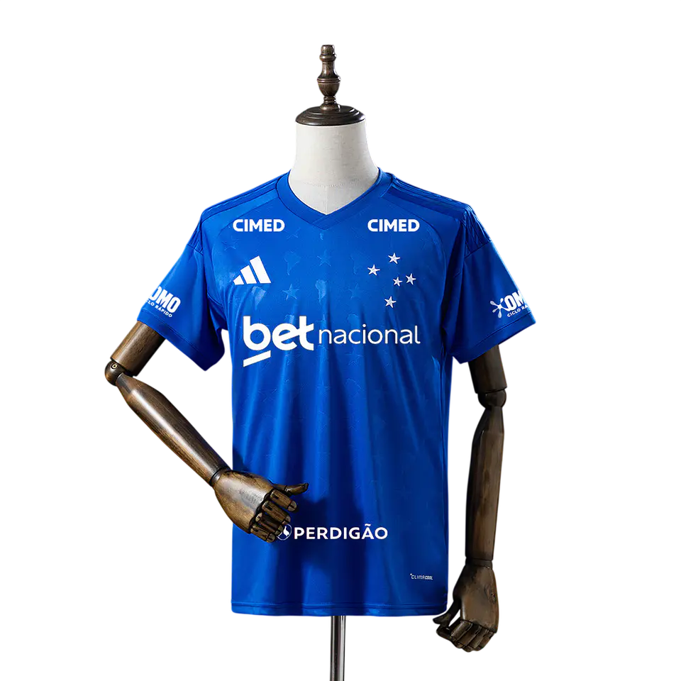 Cruzeiro - Camisola Principal 2026 Com Patrocínios 1