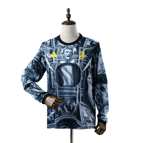 Juventus - Camisola Aquecimento 25/26 Manga Comprida