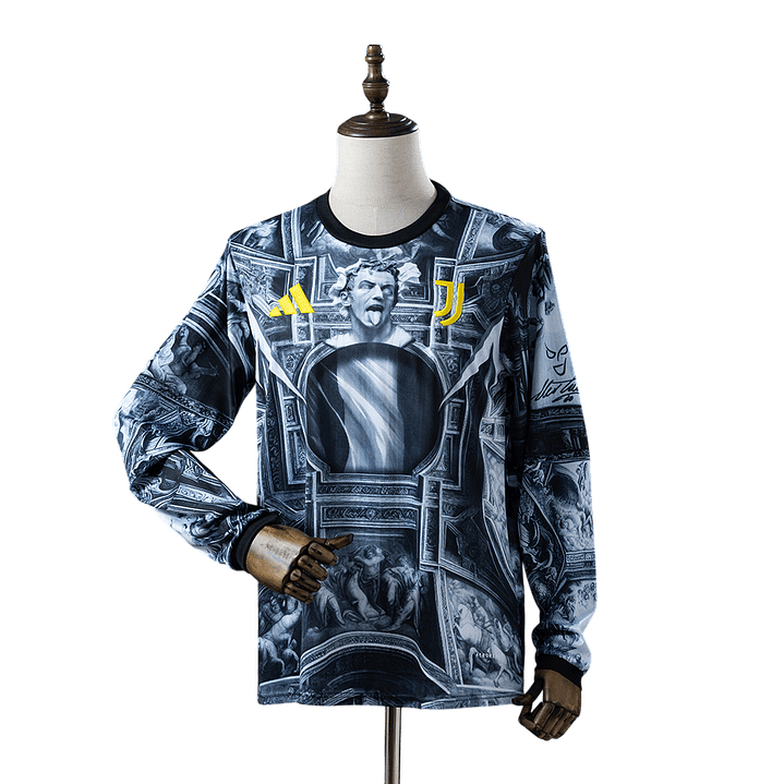 Juventus - Camisola Aquecimento 25/26 Manga Comprida 1