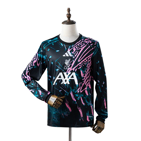 Liverpool - Camisola Aquecimento 25/26 Manga Comprida