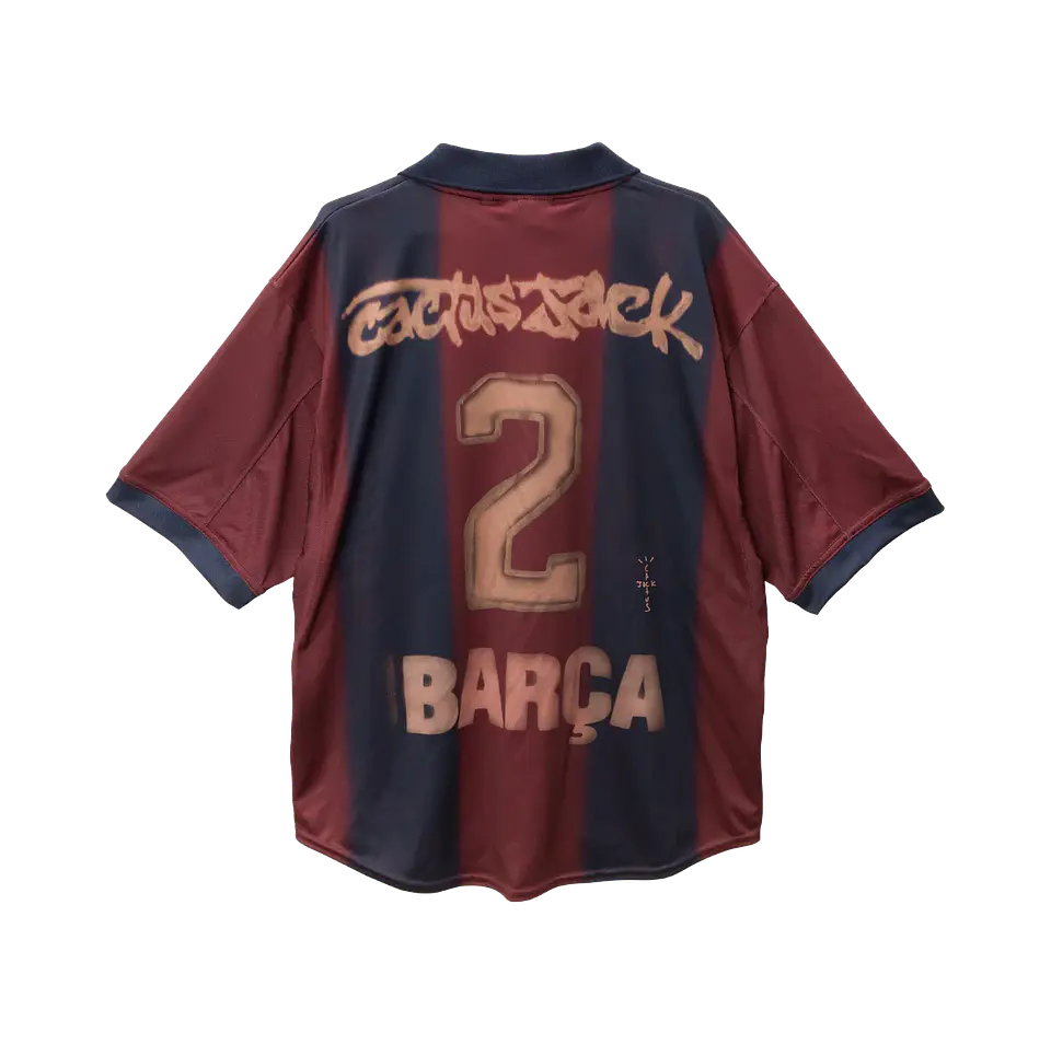 Barcelona - Camisola Skeleton Travis Scott 00/01 Retro 2