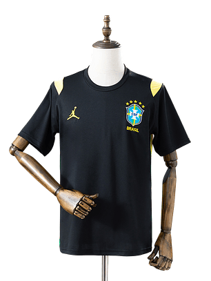 Brasil - Camisola Preta Jordan Drill 2026