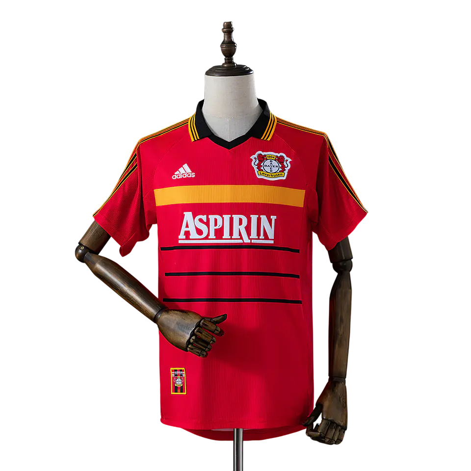 Bayer 04 Leverkusen - Camisola Principal 98/00 Retro 1