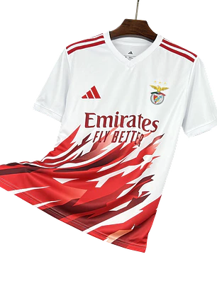 Benfica - Camisola Branca e Vermelha Edição Especial 25/26 