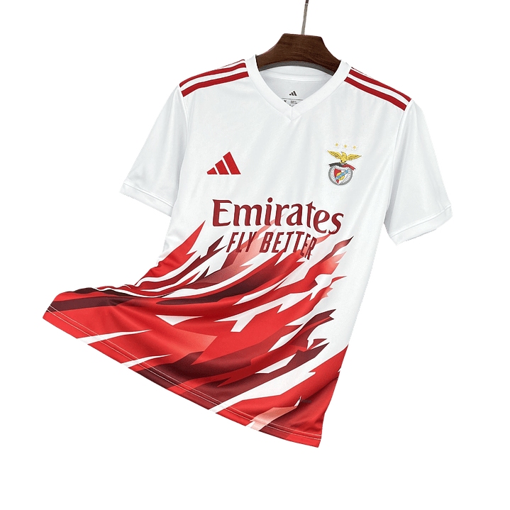 Benfica - Camisola Branca e Vermelha Edição Especial 25/26  1