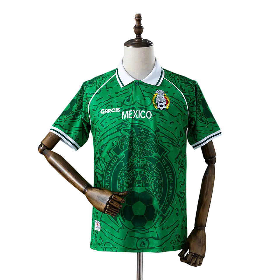 México - Camisola Principal 1999 Retro 1