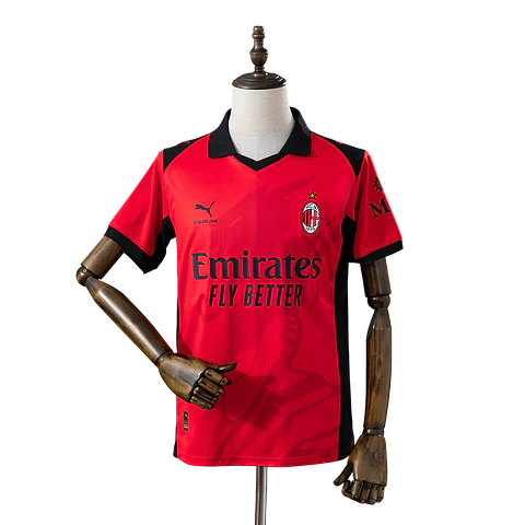 Ac Milan - Slam Jam - Quarta Camisola Vermelha 25/26 