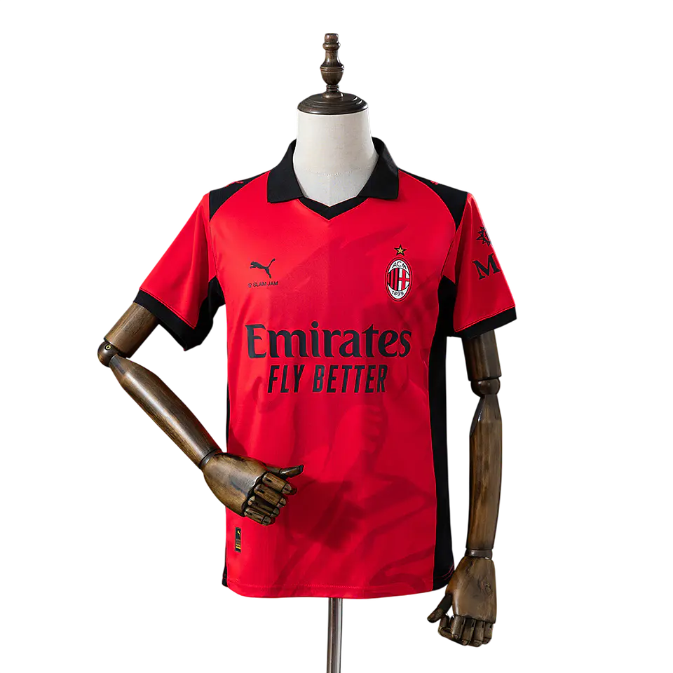Ac Milan - Slam Jam - Quarta Camisola Vermelha 25/26  1