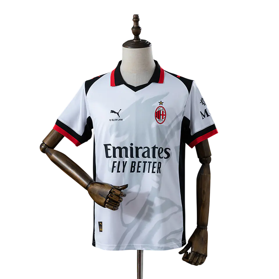 Ac Milan - Slam Jam - Quarta Camisola Branca 25/26  1