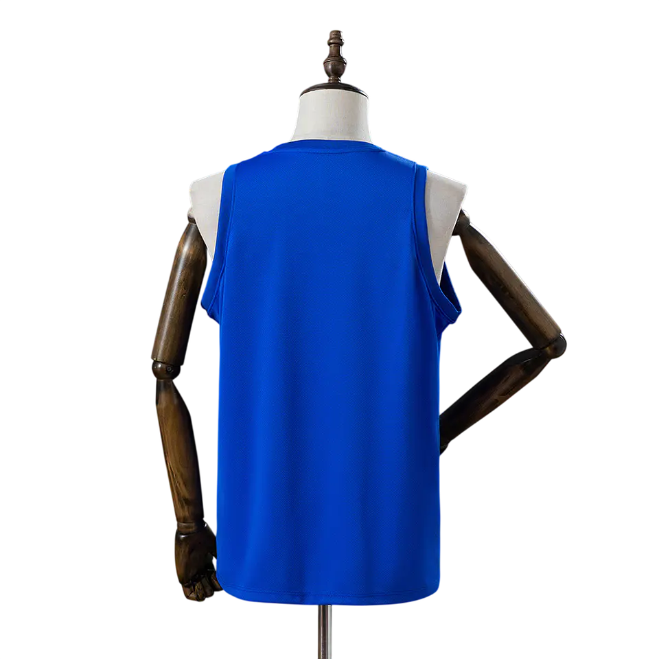 Brasil - Manga Cava de Treino Azul 2026 2