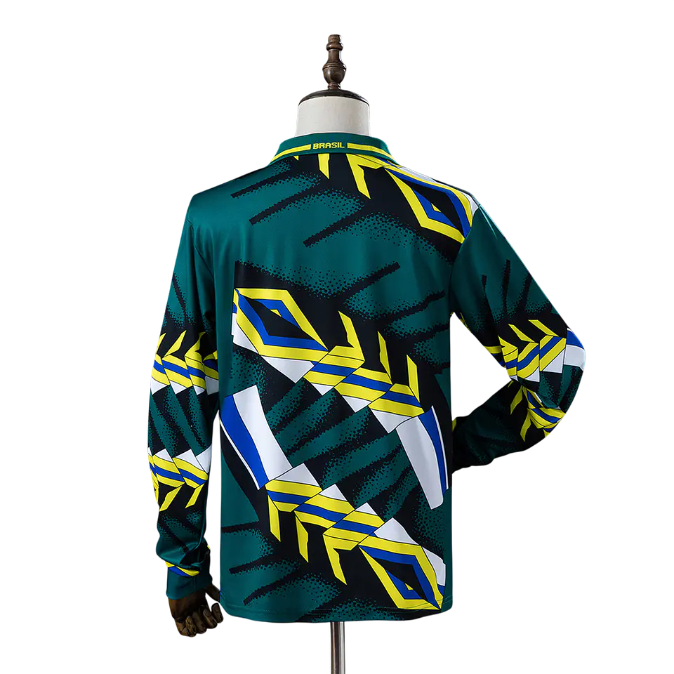 Brasil - Camisola Guarda Redes 96/97 Retro Manga Comprida 2
