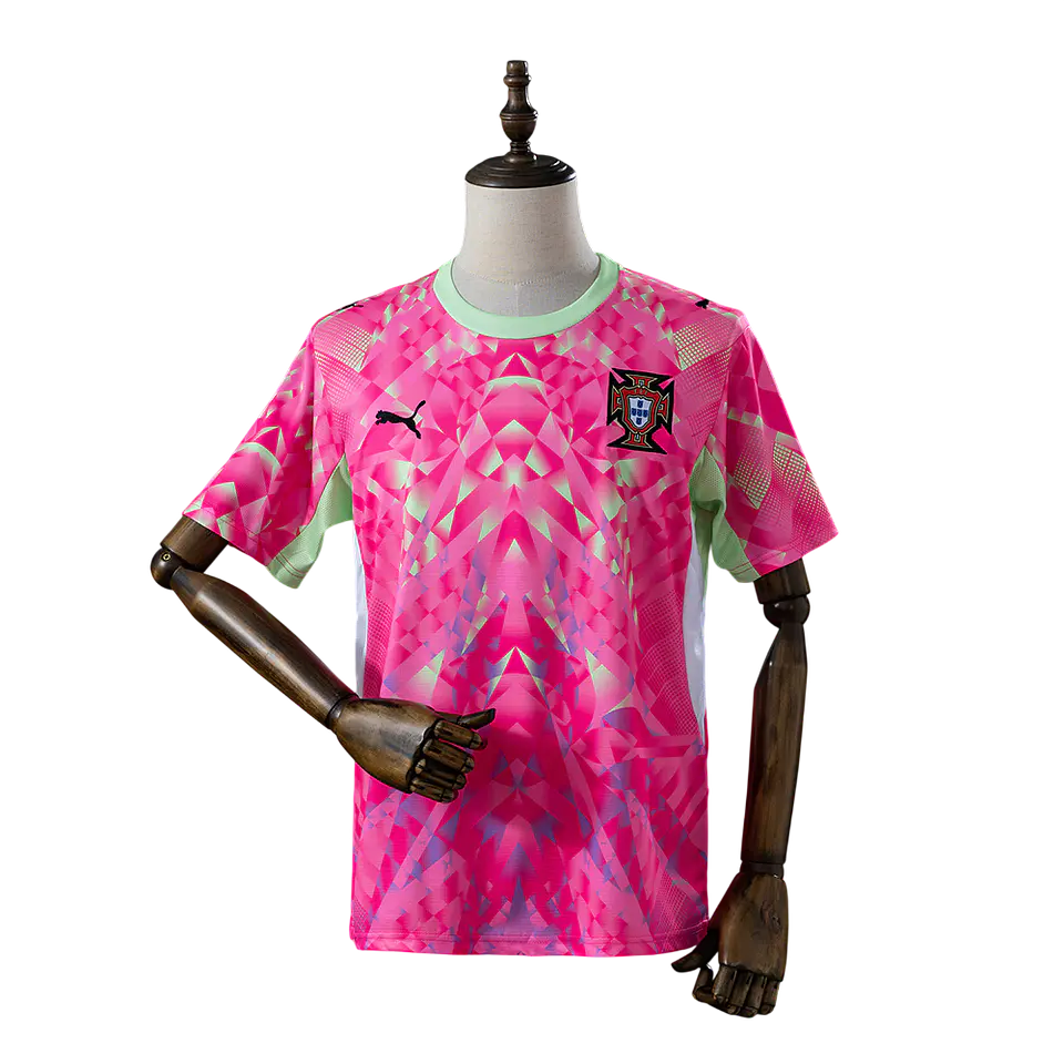 Portugal - Camisola Rosa Guarda Redes 2026 1
