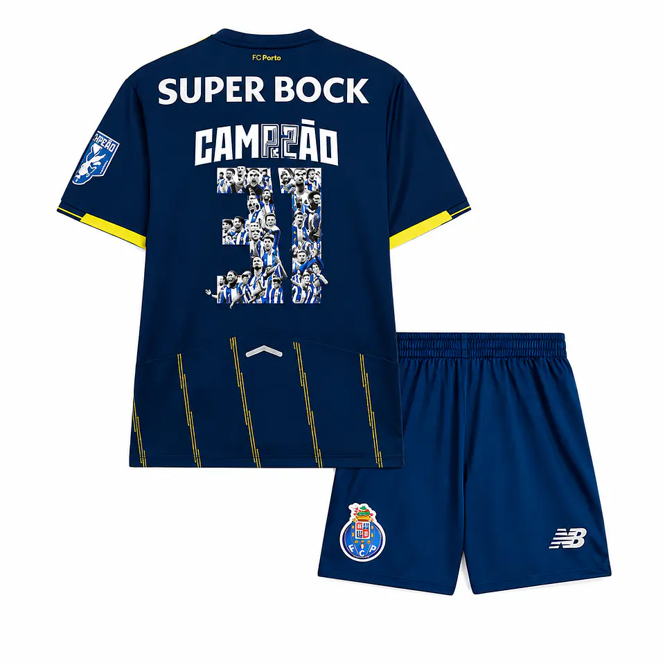FC Porto - Kit Criança Quarto 25/26 Edição Campeão 31 1