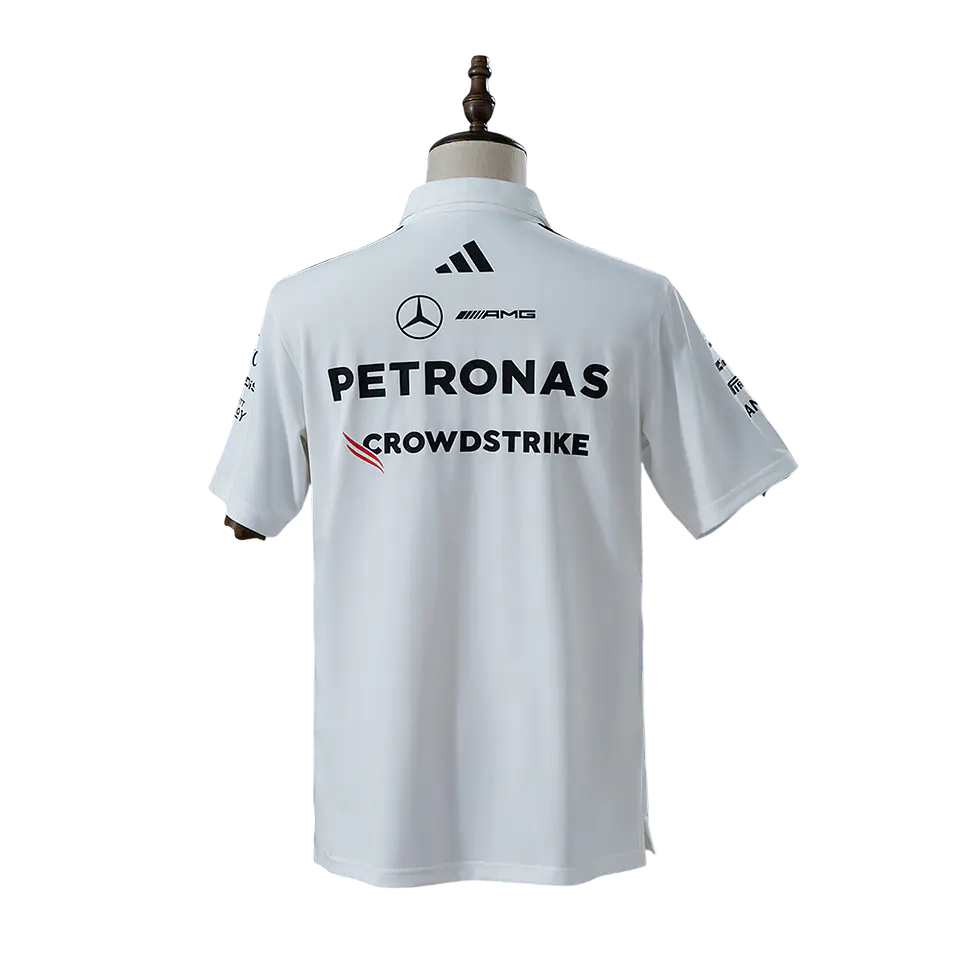 Mercedes AMG - Polo Branco Versão Equipa 2026 2