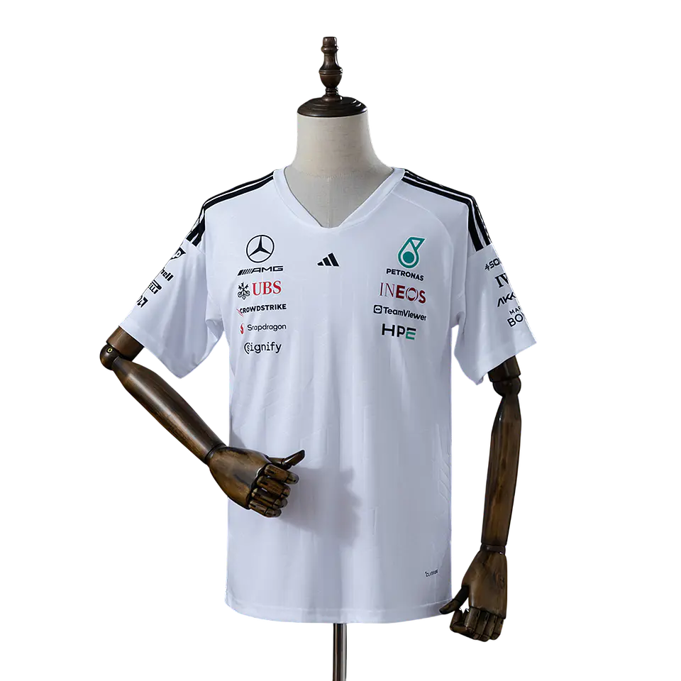 Mercedes AMG - Camisola Branca Versão Piloto 2026 1