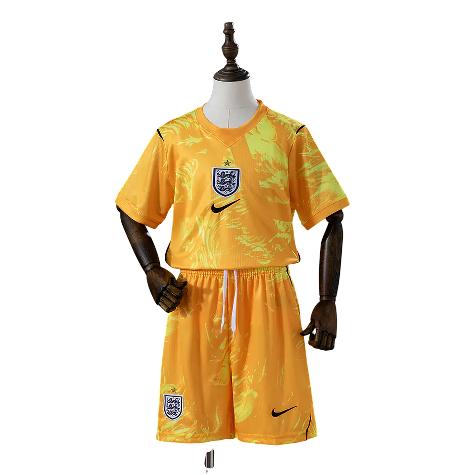 Inglaterra - Kit Criança Guarda Redes Amarelo 2026 1