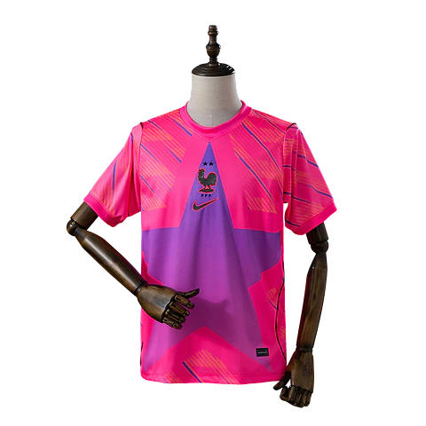 França - Camisola Guarda Redes Cor de Rosa 2026
