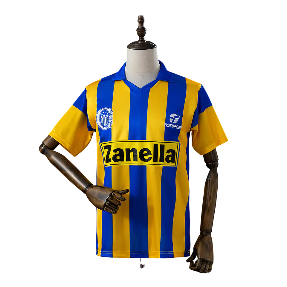 Rosário Central - Camisola Principal 87/88 Retro 1