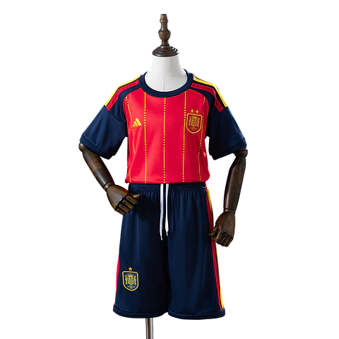 Espanha - Kit Criança Principal 2026 Versão Campeões