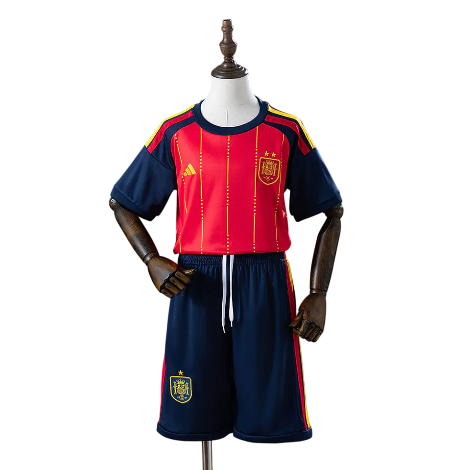 Espanha - Kit Criança Principal 2026 Versão Campeões 1