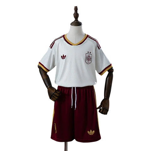 Espanha - Kit Criança Secundário 2026 Versão Campeões
