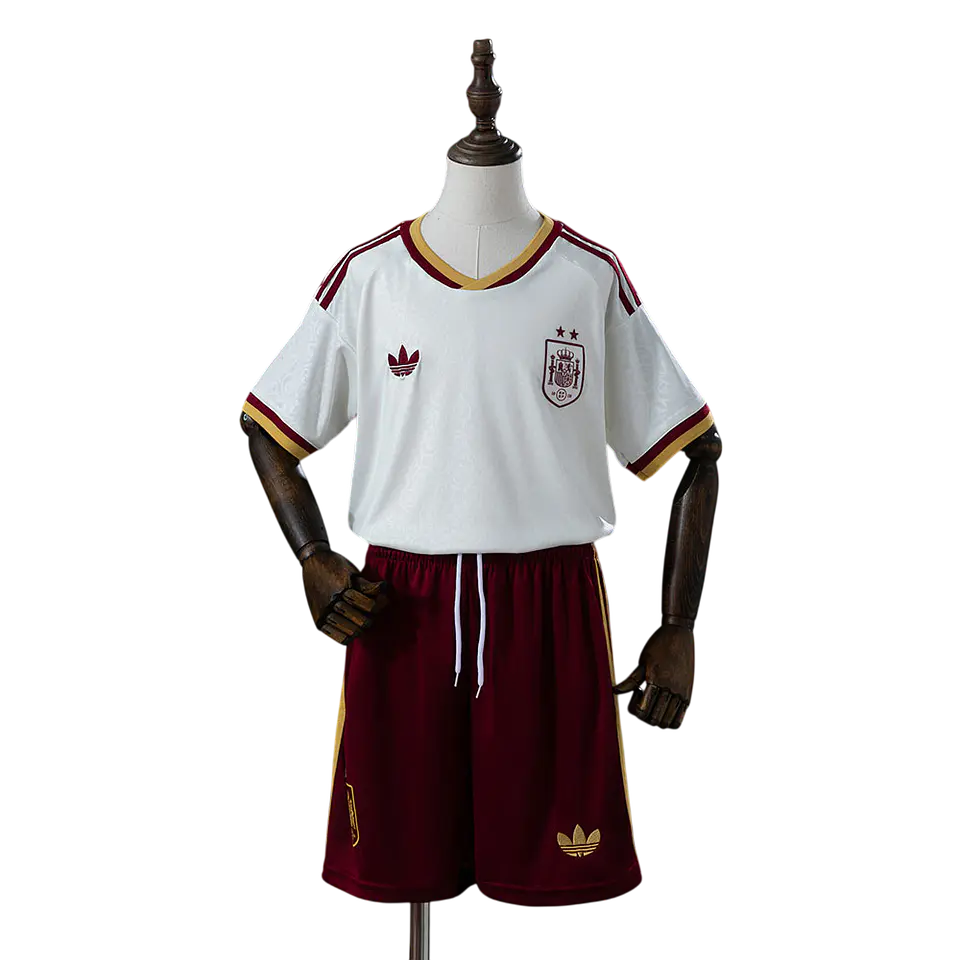 Espanha - Kit Criança Secundário 2026 Versão Campeões 1