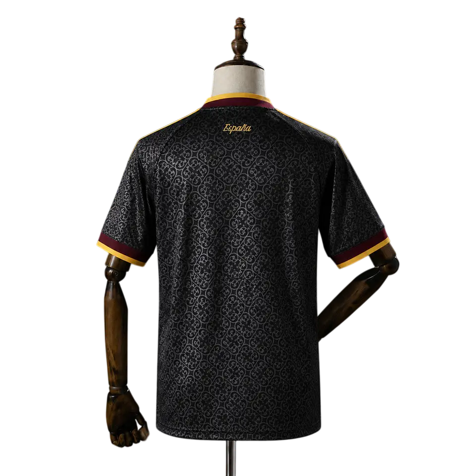 Espanha - Camisola Edição Especial Preta 2026 - 2 Estrelas 2