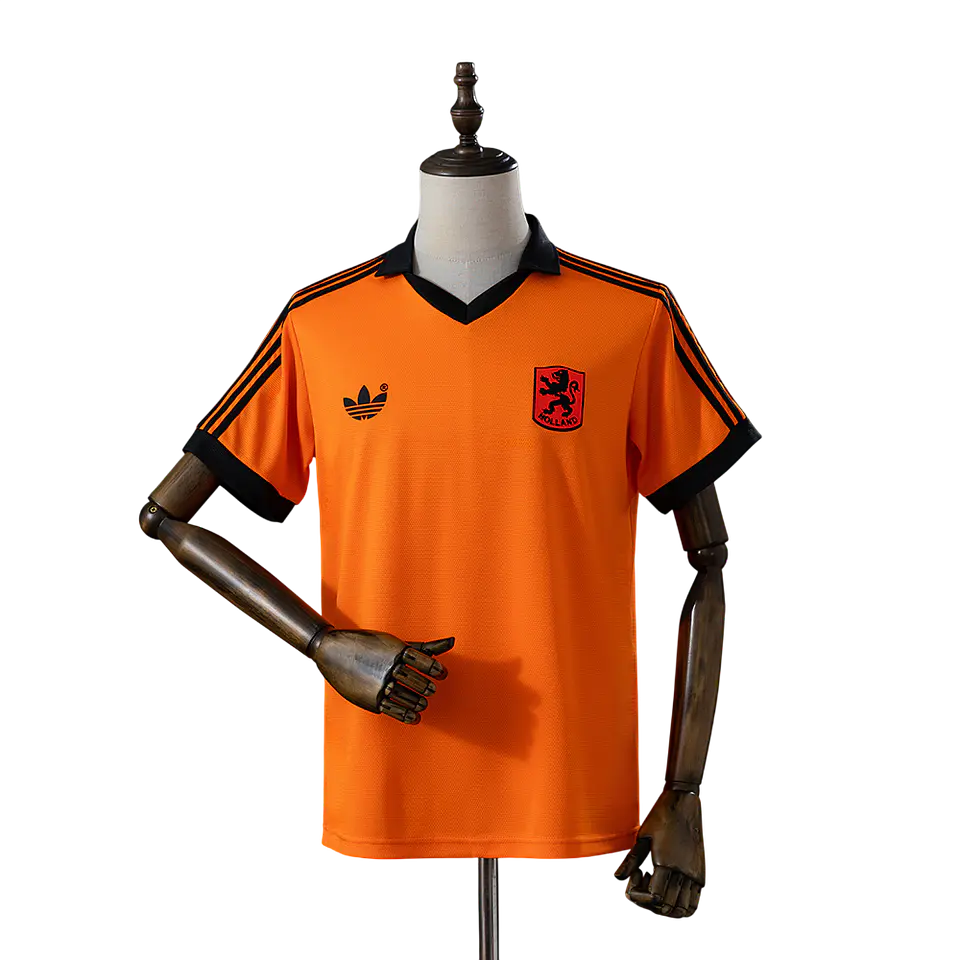 Holanda - Camisola Principal 1980 Retro 1