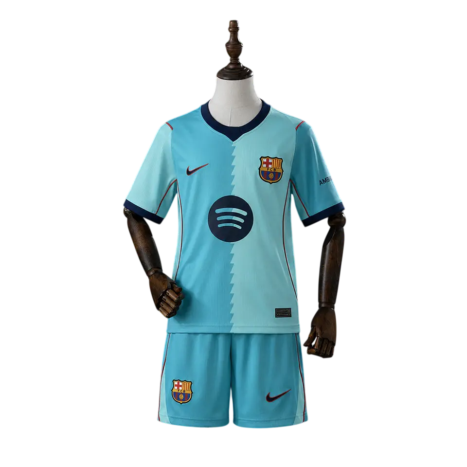 Barcelona - Terceiro Kit Criança 26/27 1