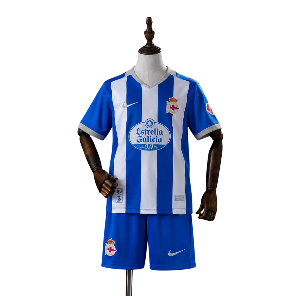 Deportivo La Coruña - Kit Criança Principal 26/27 1