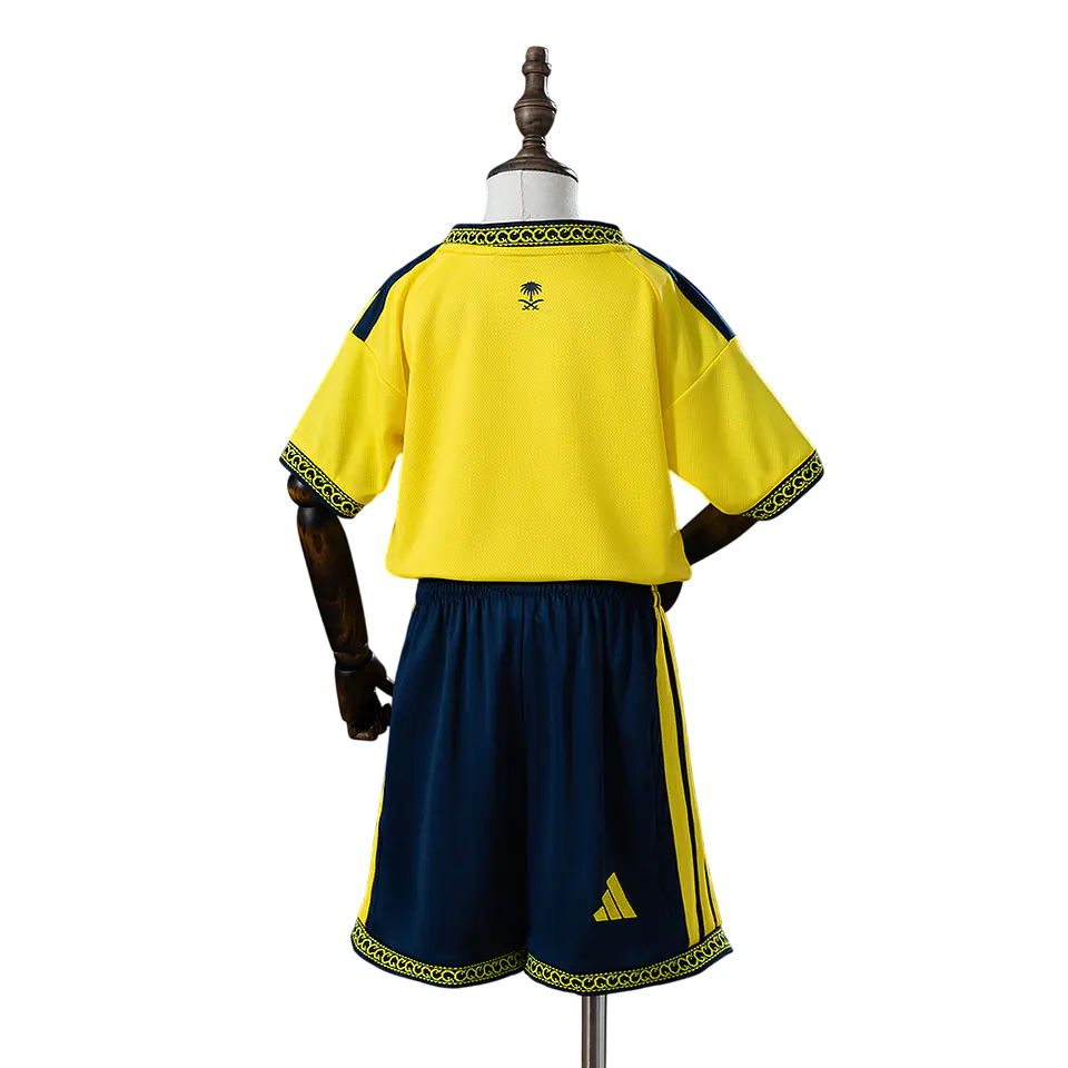 Al Nassr - Kit Criança Principal 26/27 Patrocínio Humain 2