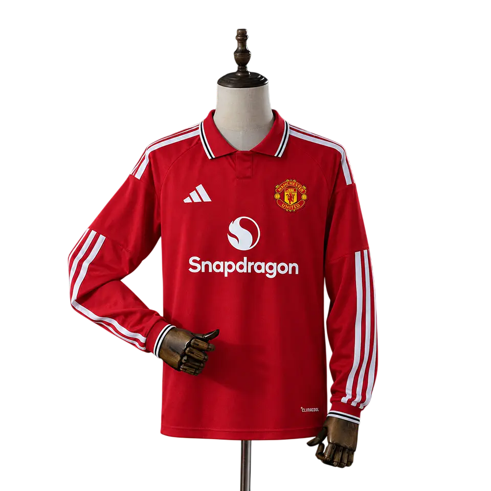 Manchester United - Camisola Principal 26/27 Manga Comprida 1