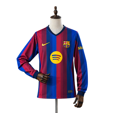 Barcelona - Camisola Principal 26/27 Manga Comprida