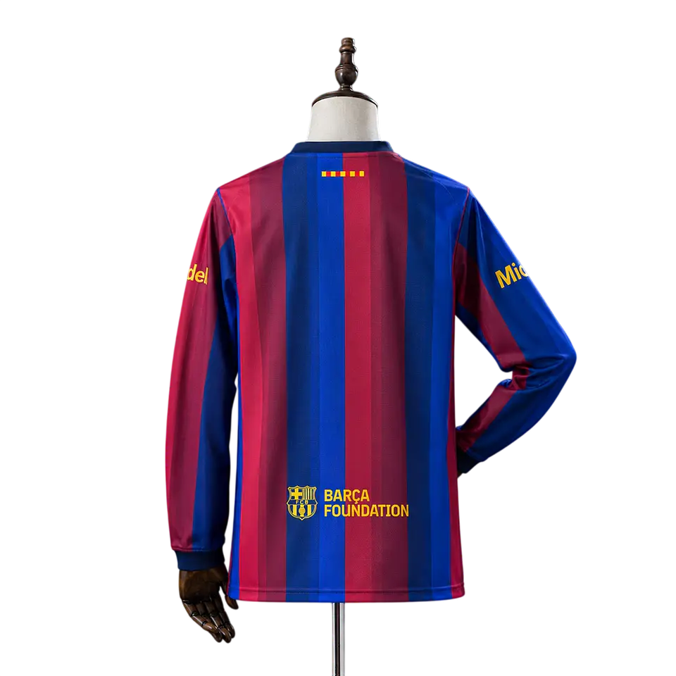 Barcelona - Camisola Principal 26/27 Manga Comprida 2