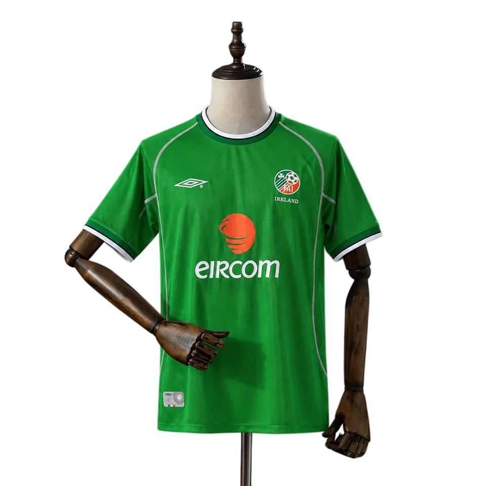 Irlanda - Camisola Principal 2002 Retro 1